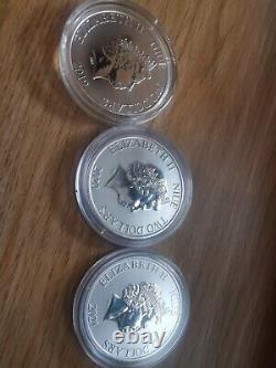 LION KING 1oz silver coins set of 3