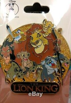 Limited Disney Employee Center (DEC) Lion King FULL 5 Pin Set LE 250 Cluster NEW