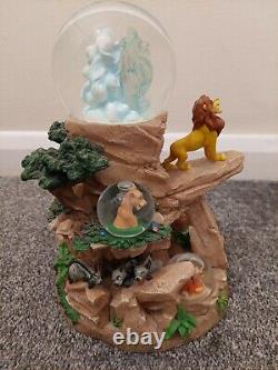 Limited Edition Disney 10th Anniversary Lion King Deluxe Snow Globe
