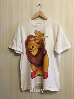 Lion King 1994 Simba Mufasa Size L t-shirt tee promo movie Disney Screen Stars