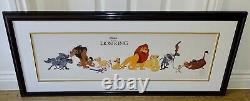 Lion King Cast of Characters 1994 Framed Disney Sericel Ltd 5,000 Mufasa & More