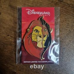 Lion King Characters Series Disneyland Paris LE700 Pin Disney DLP Limited Ed