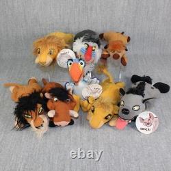 Lion King Disney Movie Plush Complete Set Vintage 1990s Stuffed Animal Dutch