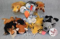 Lion King Disney Movie Plush Complete Set Vintage 1990s Stuffed Animal Dutch