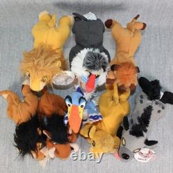 Lion King Disney Movie Plush Complete Set Vintage 1990s Stuffed Animal Dutch