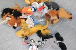 Lion King Disney Movie Plush Complete Set Vintage 1990s Stuffed Animal Dutch