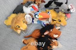 Lion King Disney Movie Plush Complete Set Vintage 1990s Stuffed Animal Dutch