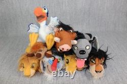 Lion King Disney Movie Plush Complete Set Vintage 1990s Stuffed Animal Dutch