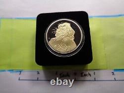 Lion King Disney Simba Nala 5th Anniversary Very Rare 999 Silver Gold Coin Case