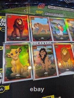 Lion King Disney Topps Chrome 2024 Full Set Insert! The Lion King Mickey