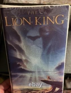 Lion King Disney VHS Rare Black Diamond Cover 1995 Tape Sealed Read