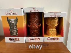Lion King Geeki Tiki Simba, Ed, Timon And Pumbaa
