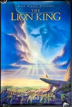 Lion King ORIGINAL UK One Sheet Movie Film Cinema Poster Walt Disney 1994