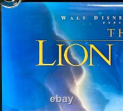 Lion King ORIGINAL UK One Sheet Movie Film Cinema Poster Walt Disney 1994