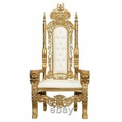 Lion King & Queen Throne Chairs FOR HIRE