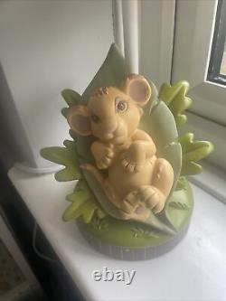 Lion King Rare Simba Lamp From Disney Vintage