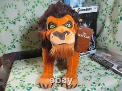 Lion King Scar Plush Disney Store Limited Height 26 cm New with tag From Japan