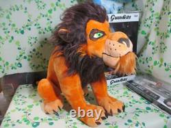 Lion King Scar Plush Disney Store Limited Height 26 cm New with tag From Japan