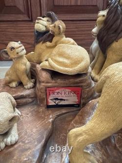 Lion King Sculpture By Sandra Brue Completed Set