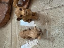 Lion King Sculpture By Sandra Brue Completed Set