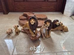 Lion King Sculpture By Sandra Brue Completed Set