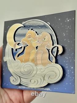 Lion King Simba And Nala Moon Disney Pin Limited Edition LE Paris DLP 2025
