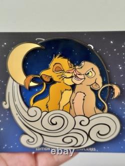 Lion King Simba And Nala Moon Disney Pin Limited Edition LE Paris DLP 2025