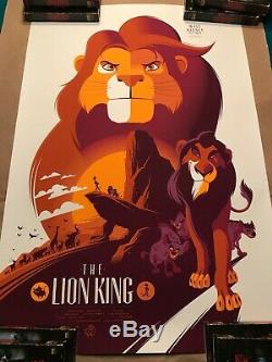 Lion King Tom Whalen Gallery 1988 Mondo Alamo Drafthouse Disney Print Art