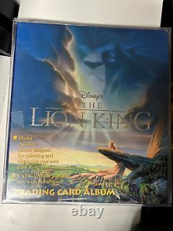 Lion King Trading Card Album New with RARE cards NEW