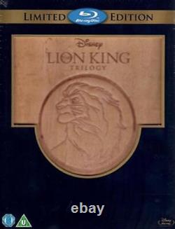 Lion King Trilogy Limited Edition Wooden Blu-ray Kids Childrens Bluray