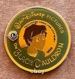 Lions Club Pin Disney Black Cauldron Gurgi The Horned King Taran Lot Rare Pins