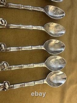 Lot Of 11 Disney Kellogg's Silver plated Cereal Spoons Lion King Mufasa Simba