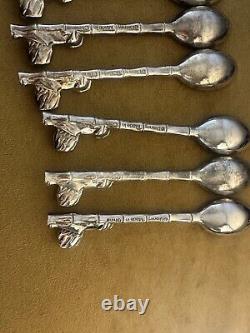 Lot Of 11 Disney Kellogg's Silver plated Cereal Spoons Lion King Mufasa Simba