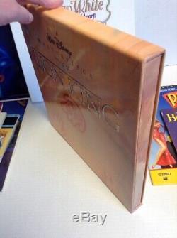 Lot of 13 Rare Disney Laserdiscs Lion King Snow White Deluxe CAV (SOME SEALED)