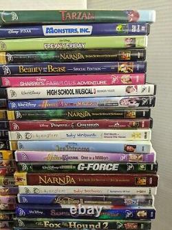 Lot of 130 Walt Disney DVDs Lion King, Sleeping Beauty, Jungle book