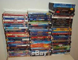 Lot of Disney Pixar DVDs 85 movies Lion King Pirates Tarzan Miyazaki Ghibli