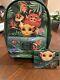 Loungefly Disney Lion King Green Simba Pumba Backpack & Card Holder Limited New