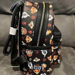 Loungefly Disney Lion King Faces Embroidered AOP Mini Backpack Exclusive