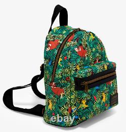 Loungefly Disney Lion King Jungle Bugs Simba Pumbaa Timon Mini Bag Backpack NEW