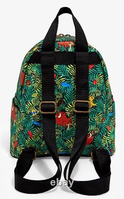 Loungefly Disney Lion King Jungle Bugs Simba Pumbaa Timon Mini Bag Backpack NEW