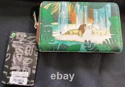 Loungefly Disney Lion King Simba & Nala Waterfall Jungle Zip Wallet NWT