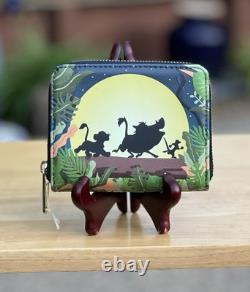 Loungefly Disney The Lion King 30th Anniversary GITD Mini Backpack & Wallet NWT