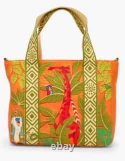 Loungefly Disney The Lion King Animals Embossed Tropical Tote Convertible Bag