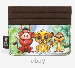 Loungefly Disney The Lion King Chibi Simba & Friends Mini Backpack & Cardholder