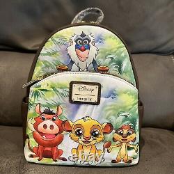 Loungefly Disney The Lion King Chibi Simba & Friends Mini Backpack Exclusive