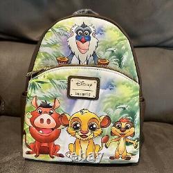 Loungefly Disney The Lion King Chibi Simba & Friends Mini Backpack Exclusive