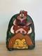 Loungefly Disney The Lion King Simba Timon Pumbaa Triple Pocket Backpack Bag