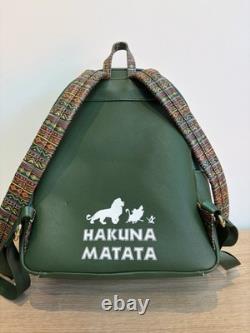 Loungefly Disney The Lion King Simba Timon Pumbaa Triple Pocket Backpack Bag