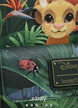 Loungefly Disney The Lion King Tropical Trio Mini Backpack NWT