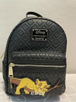 Loungefly Sleeping Simba Lion King Disney Mini Backpack LE NWT